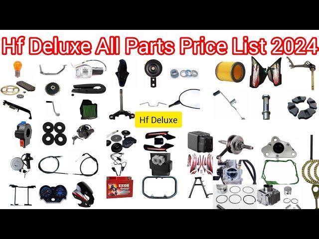 HF Deluxe Full Body Kit price hf deluxe all parts price list 2024 Hero HF Deluxe Spare Parts Price