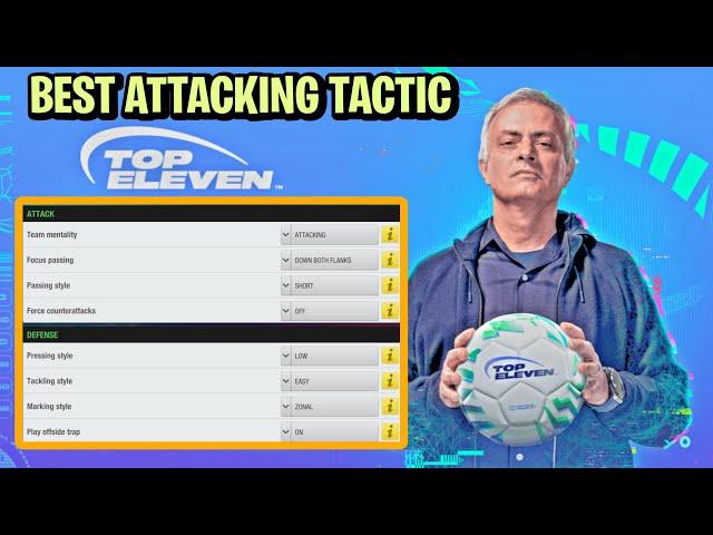 THE BEST ATTACKING TACTIC IN START SEASON | TOP ELEVEN 3D 2023