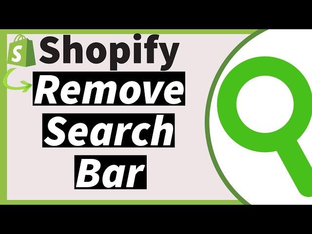 How To Remove Search Bar In Shopify In 2024 (Simple)