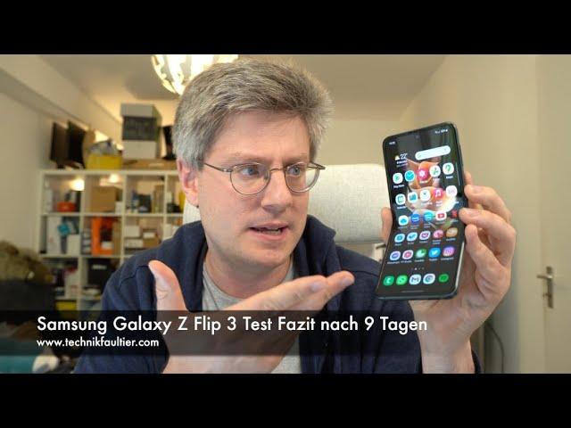 Samsung Galaxy Z Flip 3 Test Fazit nach 9 Tagen