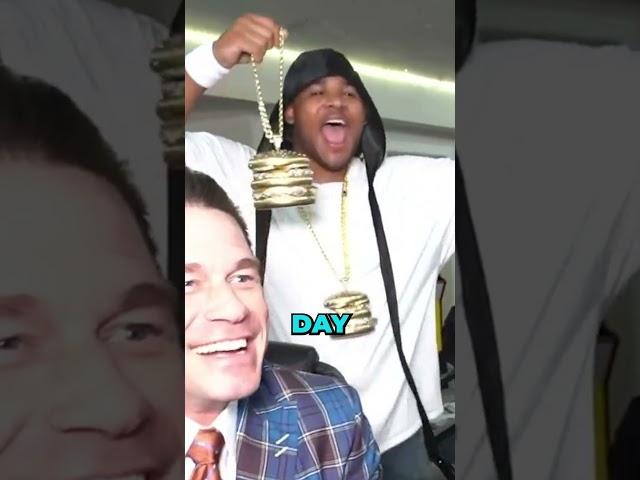 Fanum got chicken big mac chains for John Cena and Kai Cenat 