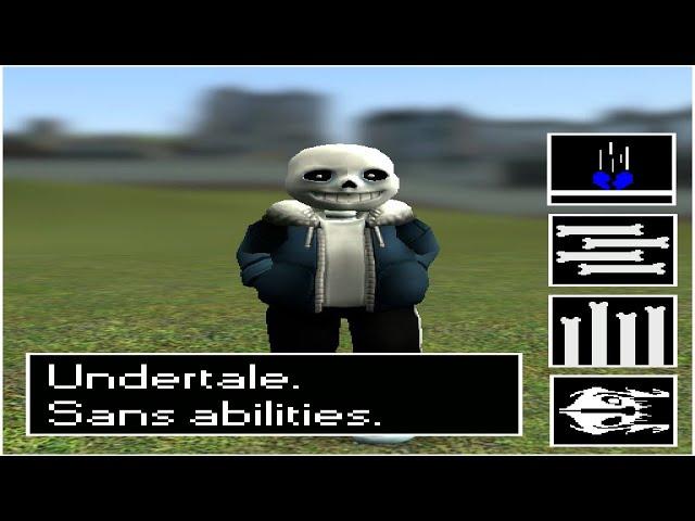 Garry's Mod Undertale Sans abilities and Titanfall SMG Pack