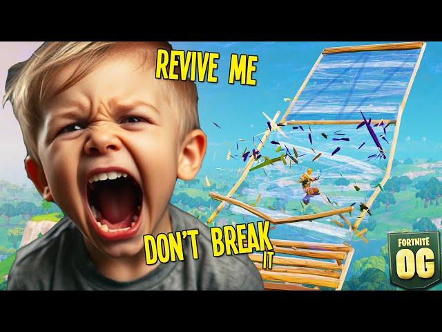 TROLLING ANGRY NOOB in "OG FORTNITE" w/ STAIRWAY To HEAVEN (Funny Fortnite Trolling)