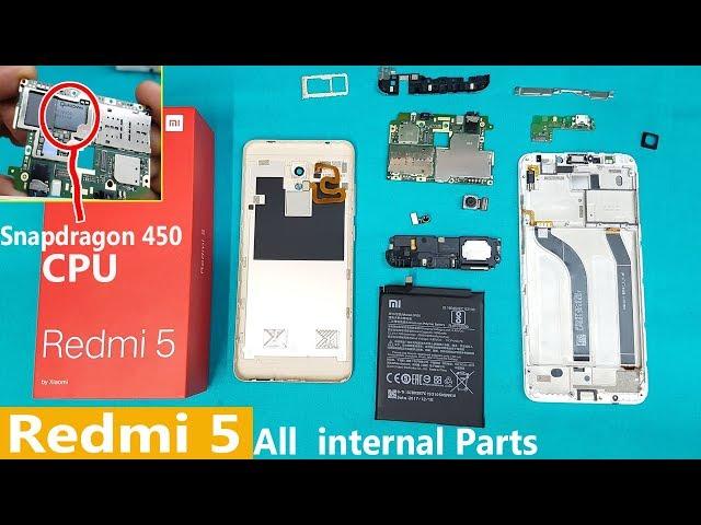 Xiaomi Redmi 5 - Disassembly and Teardown  || all Internal Parts || How to open Redmi 5 Back Cover