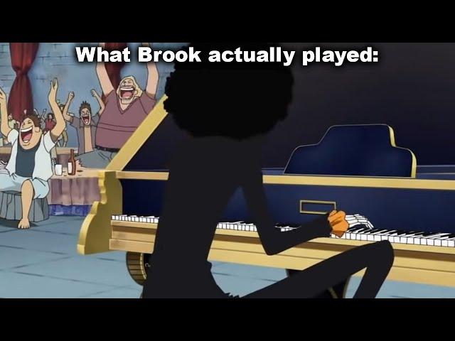 Pianos are Never Animated Correctly... (One Piece)