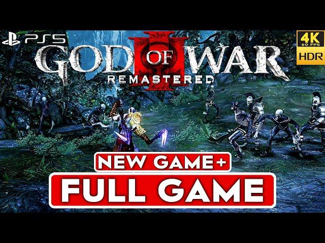 (PS5) GOD OF WAR 3 REMASTERED Walkthrough Part 1 New Game+ FULL GAME [4K 60FPS HDR] - No Commentary