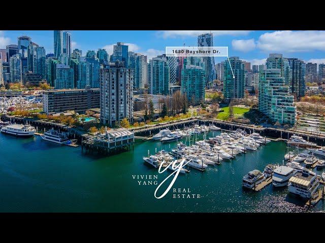 Waterfront View Condo in Coal Harbour | 1702-1680 Bayshore Dr, Vancouver | Vivien Yang