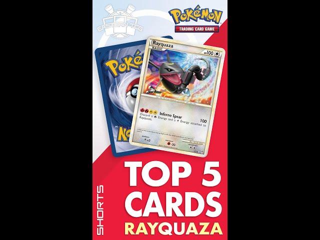 Top 5 cards: Rayquaza #rayquaza #pokemon #pokemoncards #easterntcg #evolvingskies