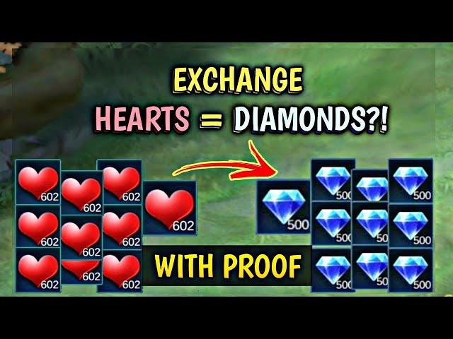 EXCHANGE HEARTS TO DIAMONDS! | FREE SKINS AND DIAS 2021