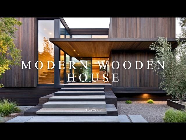 Exploration Modern Wooden House: A Harmonious Blend of Nature and Beauty Design Style