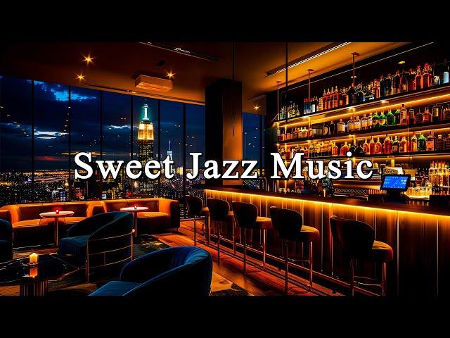 Sweet Piano Jazz Music with Romantic Bar Ambience - Relaxing Jazz Music for Study, Work or Focus