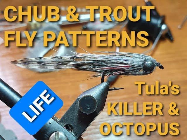 Chub & Trout fly patterns.Тульский киллер и тульский кальмарчик. Simple flytying. Life