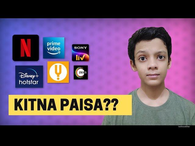 How Much Money I Spent on Streaming Services Last Year | Techno Vaibhav
