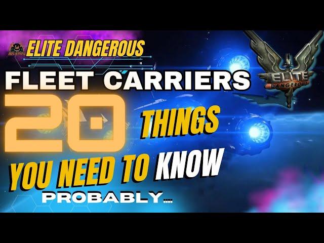 The Ultimate Guide to Fleet Carriers in Elite Dangerous: Everything You Need to Know!