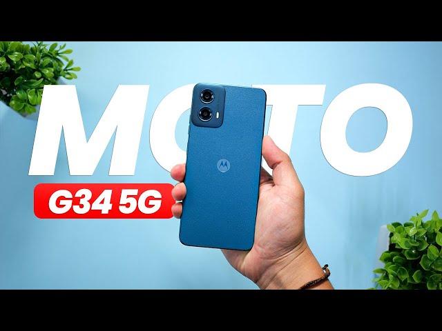 Moto G34 5G Unboxing en español  8GB, 256GB, Snapdragon 695, 5000 mAh, 50 mpx, Cuero