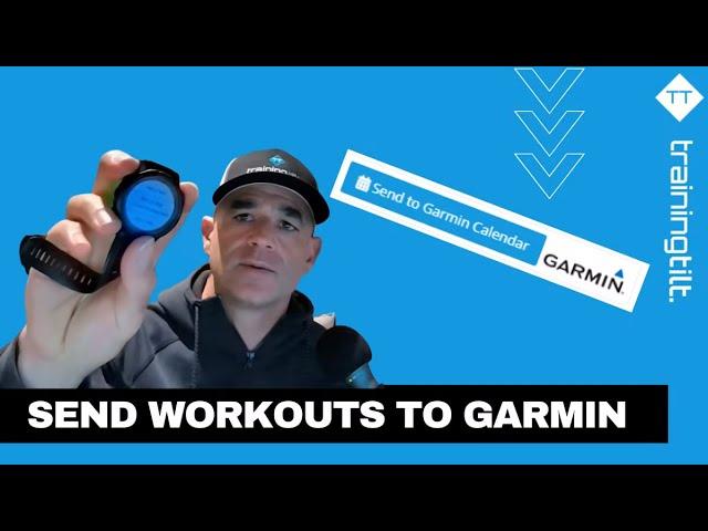 Send Training Tilt Workouts To Garmin