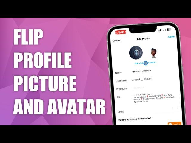 How to Flip Between Profile Picture and Avatar on Instagram! - Instagram Dynamic Profile