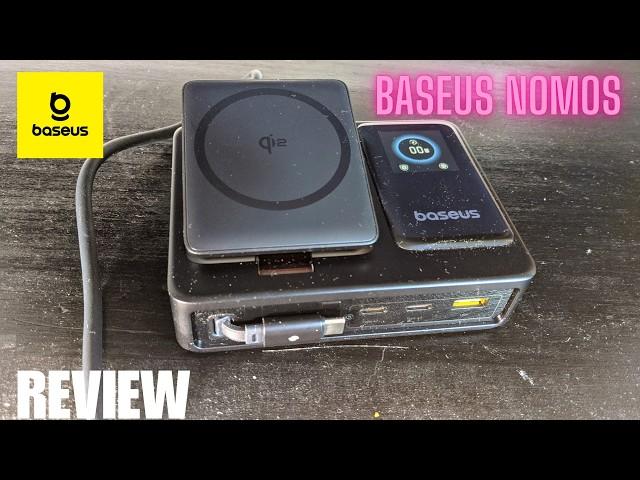 REVIEW: Baseus Nomos 5-in-1 Charging Station - Smart 140W Desk Charger w. Qi2 Wireless MagSafe Dock!