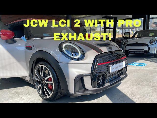 MINI JCW LCI 2 with PRO EXHAUST! FIRST COLD START
