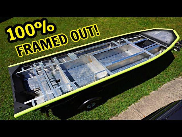 COMPLETED Deck Framing Jon Boat to Bass Boat