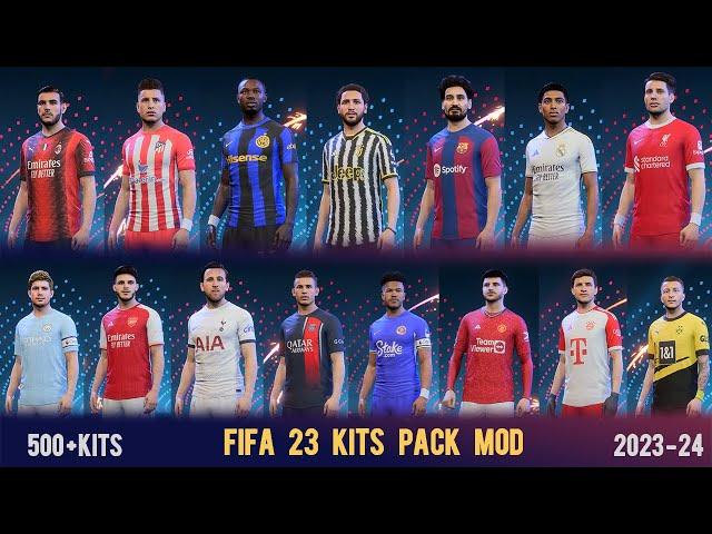 FIFA 23 Kits Pack 2023/24 | TU 14.1 | 500+ Kits & Squad Update 2023