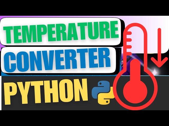 Build Temperature Converter in Python|Python Beginner Project #pythonforbeginners #python #python3