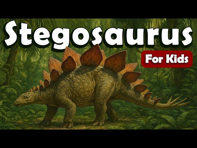 Stegosaurus for Kids | Learn About Wild Animals for Kids