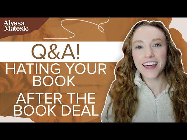 What happens after you get a book deal?