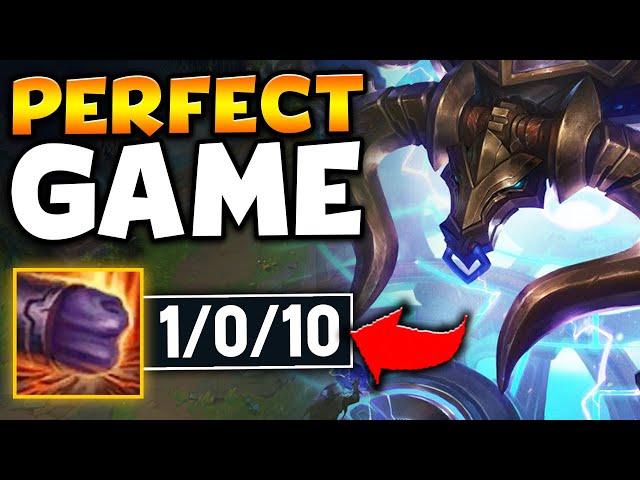 How to Start and End a game in 15 minutes with Alistar support (PERFECT GAME)