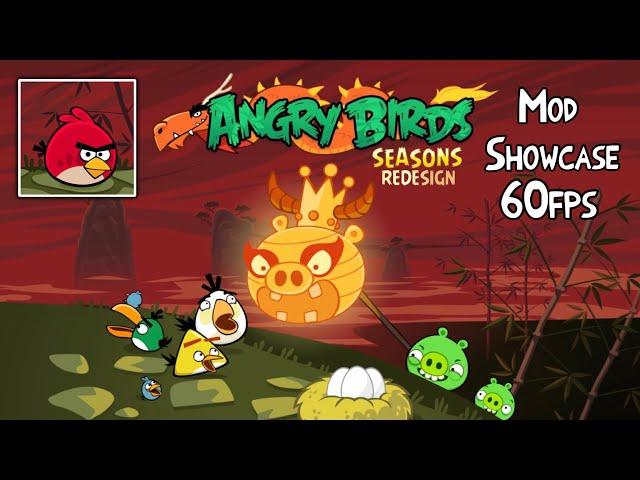 ANGRY BIRDS SEASONS REDESIGN BETA Mod Showcase Gameplay (HD 60fps)