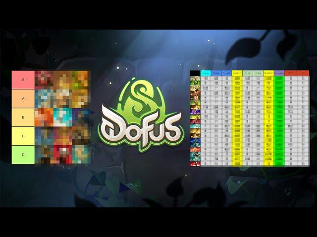 DOFUS 3 : TIERLIST & CLASSEMENT DES CLASSES !