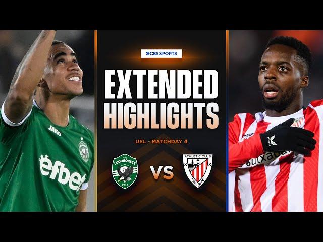 Ludogorets vs. Athletic Club: Extended Highlights | UEL League Phase MD 4 | CBS Sports Golazo