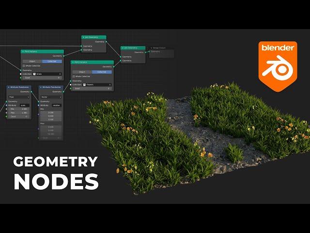 Геометрические ноды в Blender