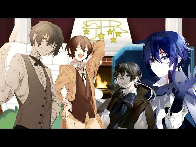 bsd react to Dazai as Vanitas/реакция бсд на Дазая это Ванитас