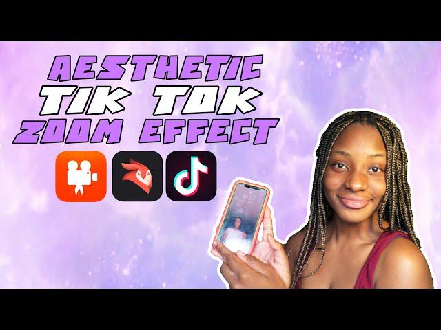 Easy zoom in TikTok tutorial + videoshop || how to: aesthetic, trendy zoom effect