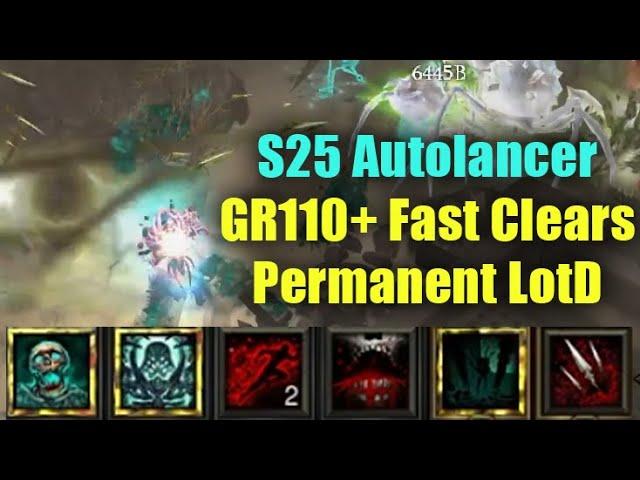 Autolancer GR110+ Solo Speedfarm - Permanent Land of the Dead! (Season 25 Necromancer)