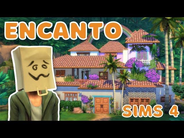 Let's Build Casa Madrigal from Disney's ENCANTO in The Sims 4