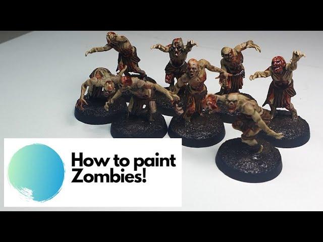 How to paint a Zombie with Washes, Inks and Contrast paint!