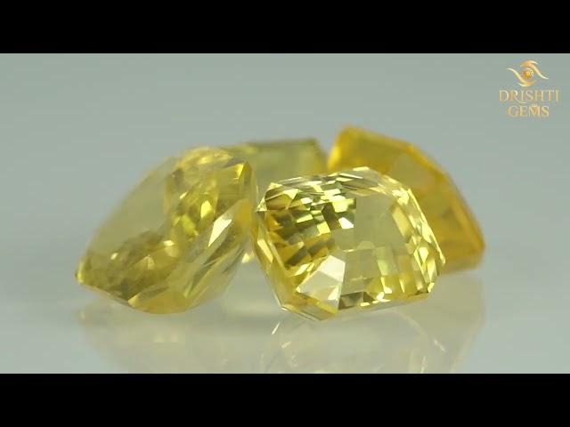 The Premium Range of Yellow Sapphire | Drishti Gems