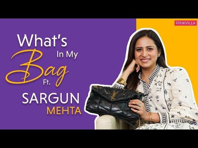 What's in My Bag with Sargun Mehta | Fashion | Lifestyle | Sargun Mehta | Pinkvilla