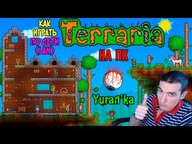 Как играть в Terraria[ПК] по СЕТИ(LAN) с ДРУЗЬЯМИ