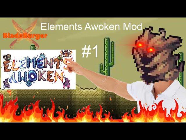 Wasteland of Elements // Terraria Elements Awoken Mod Showcase #1