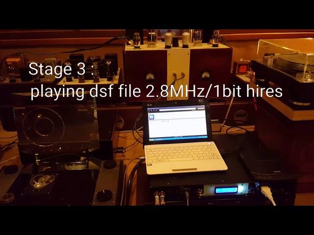 Comparison  Format audio file /CDtransport + DAC AD1865-NK  VS Media Audio player + DAC ES9038Pro