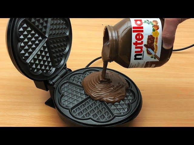 EXPERIMENT WAFFLE IRON vs NUTELLA