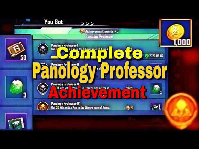 Panology Professor Pubg | Pathology Professor New Achievement Pubg Mobile