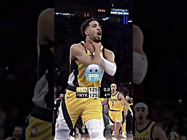 Tyrese Haliburton INSANE CLUTCH SHOT vs Knicks 