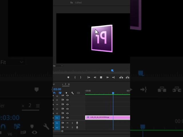 3D spinning logo Animation Effect In #premierepro