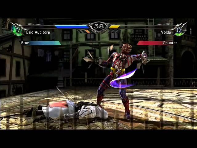 NEW SoulCalibur V Ezio vs Voldo Gameplay