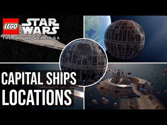 How To Unlock All Capital Ships (All Capital Ships Locations) - LEGO Star Wars The Skywalker Saga