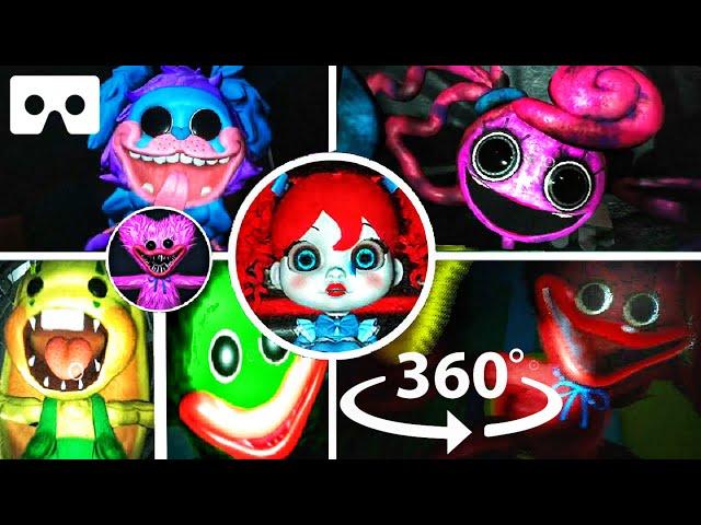 360° POPPY PLAYTIME Chapter 2 ALL JUMPSCARES in VR!